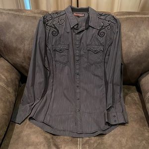 Rock & Roll Cowboy long sleeve shirt XL.